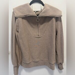 Varley half quarter zip sweatshirt